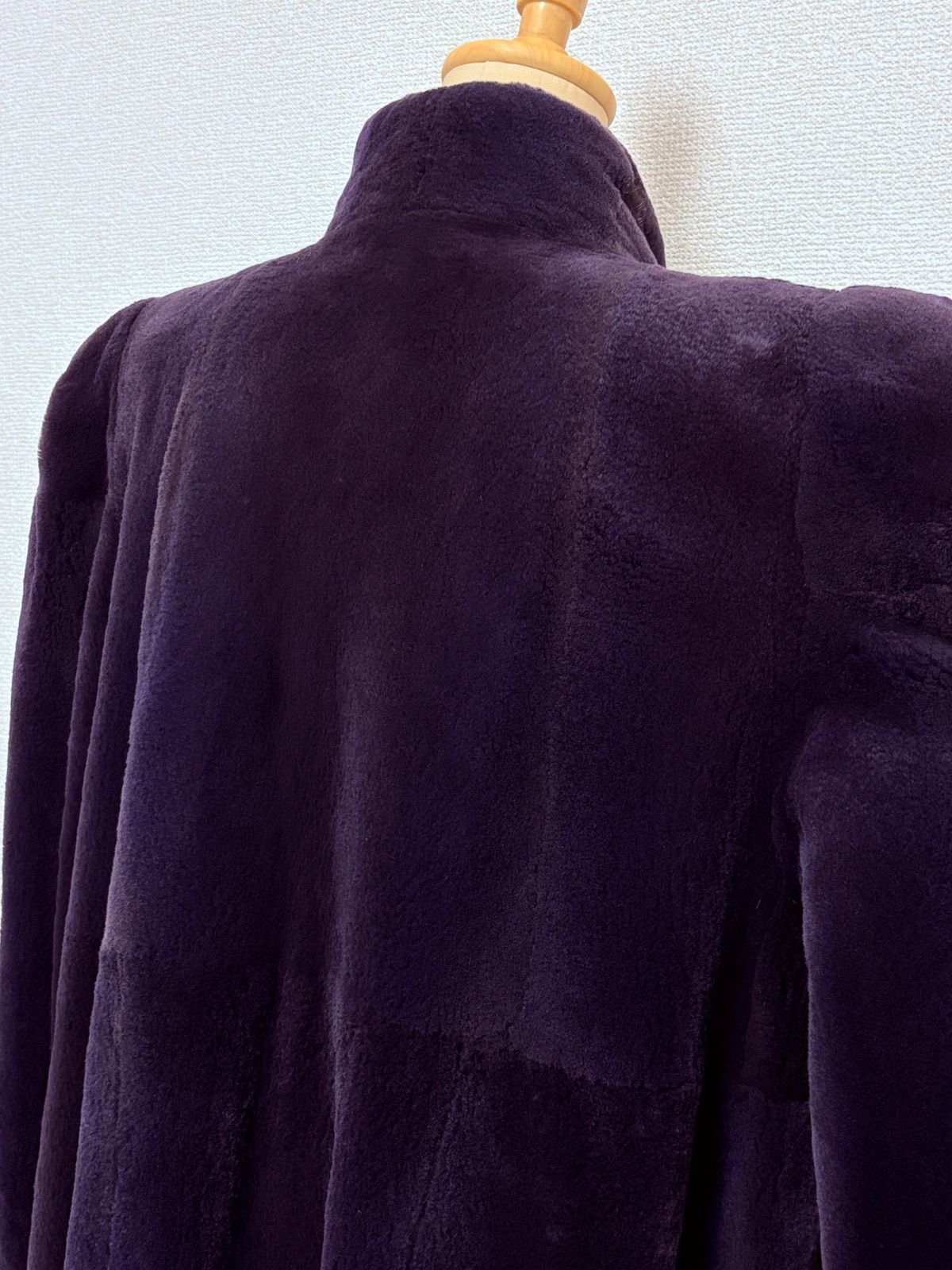 SAGA MINK ミンクコート パープル リアルファー 毛皮 C25102626 - メルカリ