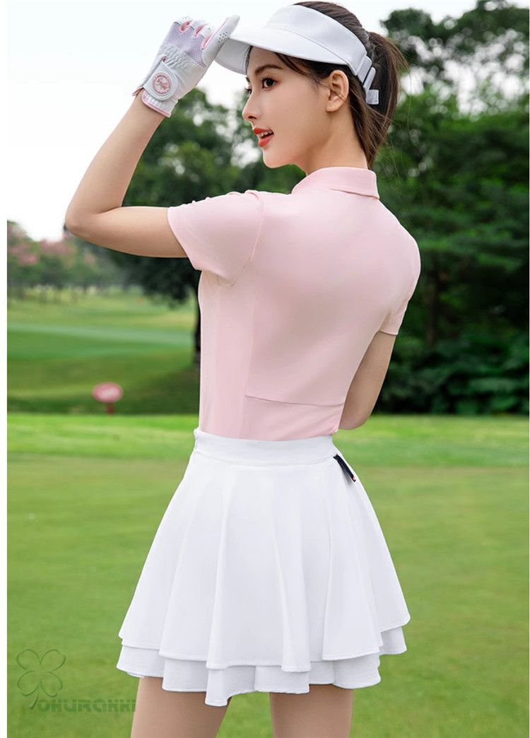 ゴルフ 半袖ポロシャツ ゴルフウェア UVカット 通気速幹 ストレッチ