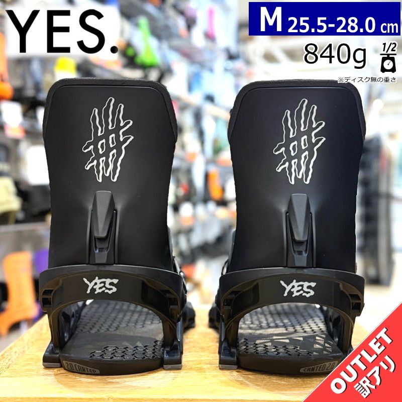 OUTLET】 24-25 YES SELECT カラー:BLACK Mサイズイエス メンズ