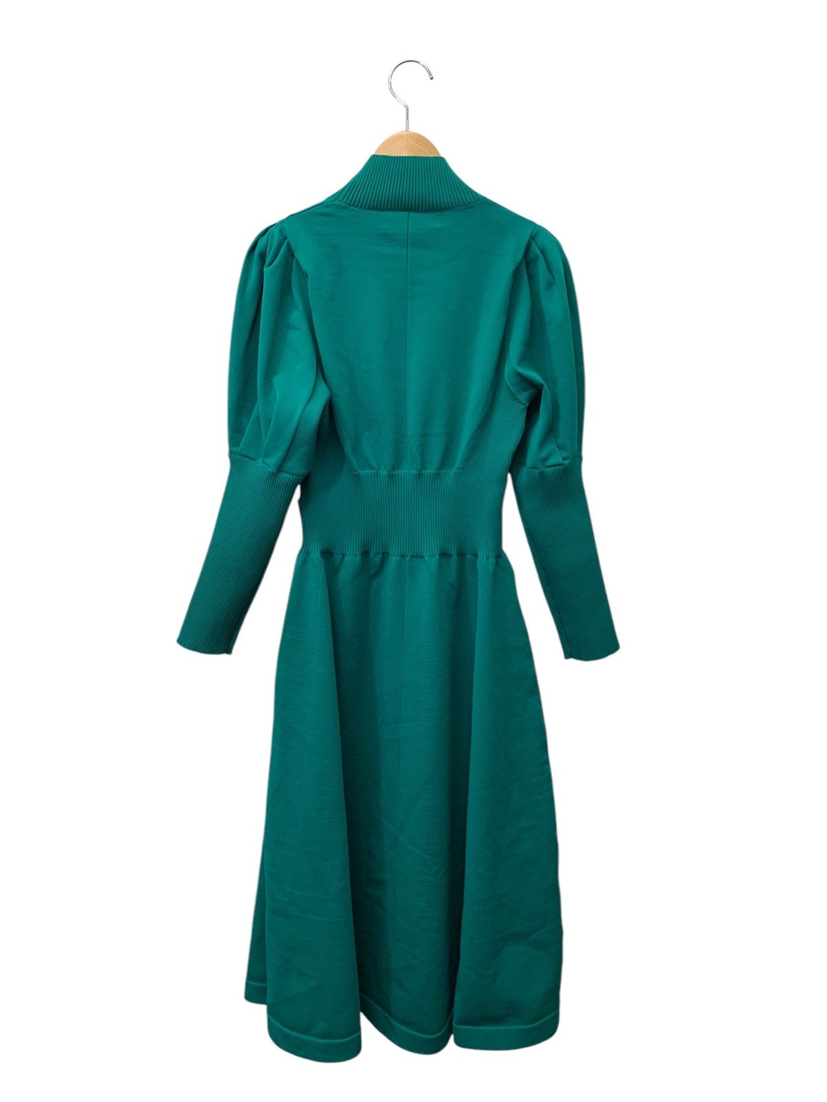 新品　エムズグレイシー　ニット　ワンピース チェック柄切替マーメイドニットワンピース[kz632] | レディース