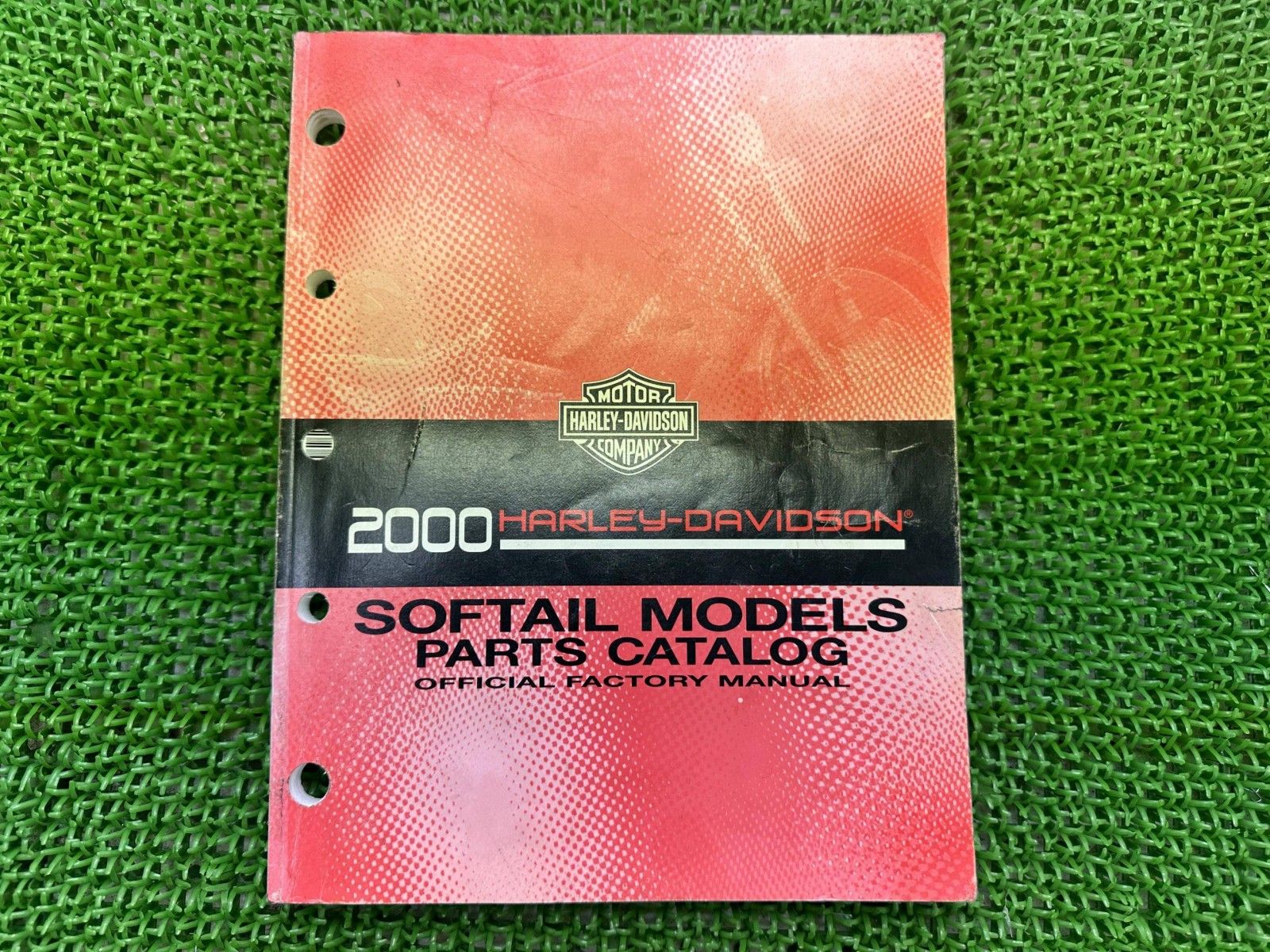 ソフテイル パーツリスト 英語版 ハーレー 正規 バイク 整備書 2000年ソフテイルモデル パーツカタログ TC88 dM
