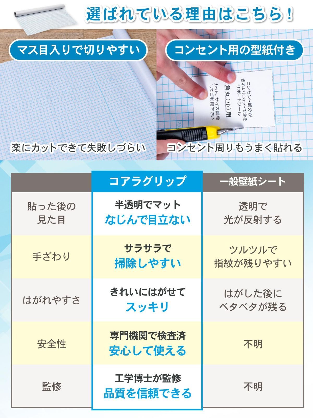 貼って剥がせる壁紙