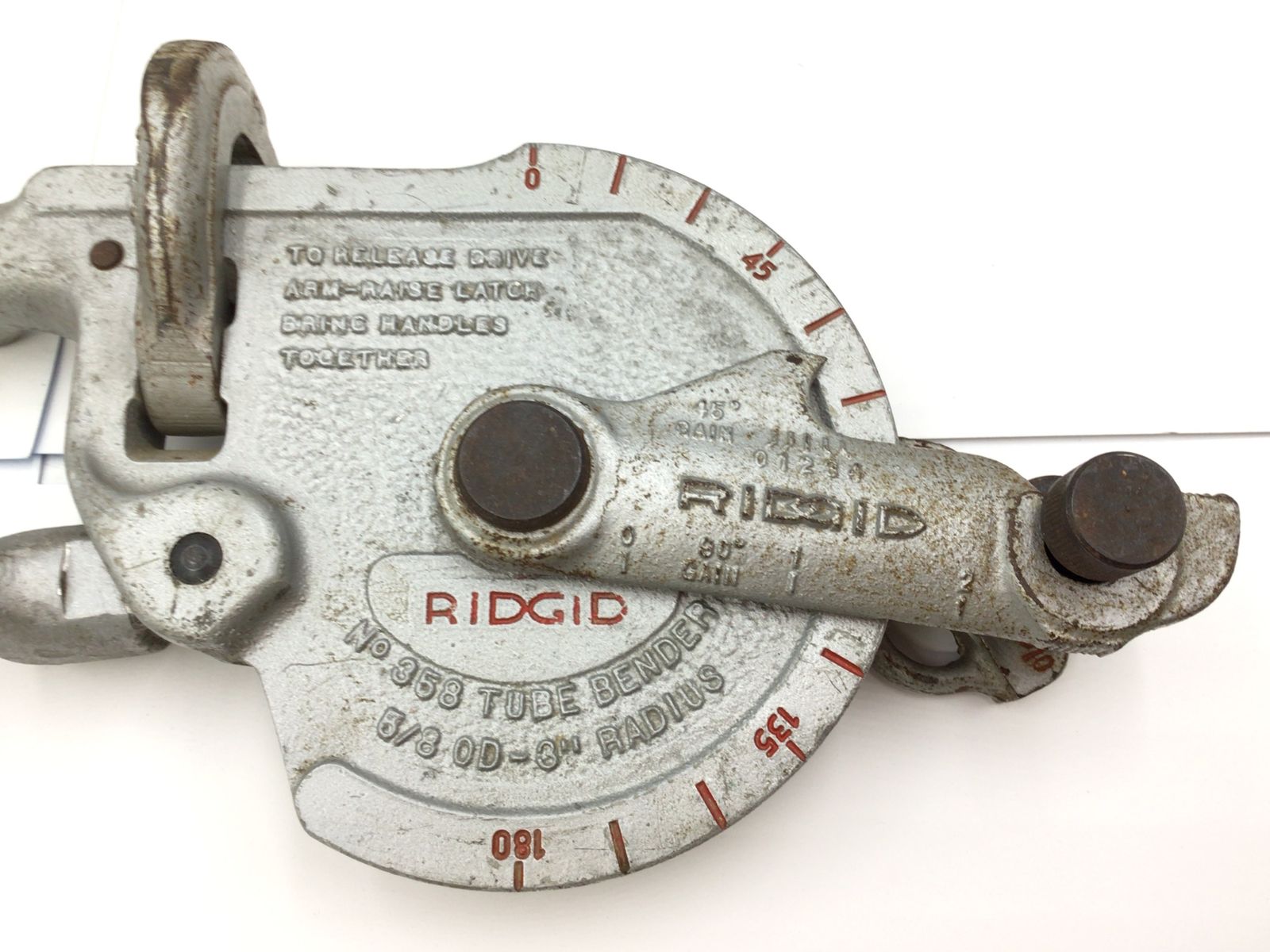 品 RIDGID|リジッド ラチェットチューブベンダー 358 ITAMQK94O67G エコツール半田店 M02