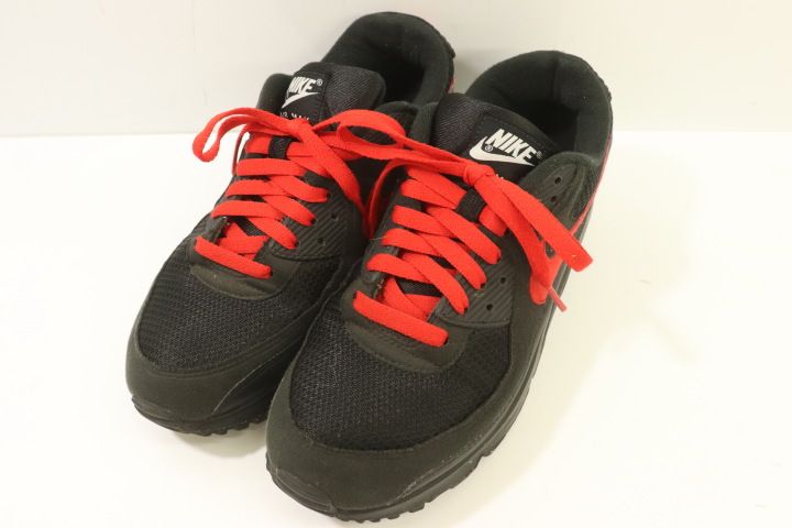 【中古】 NIKE メンズスニーカー 26.5cm AIR MAX 90 By You NIKE 26.5cm 黒 ブラック ロゴ