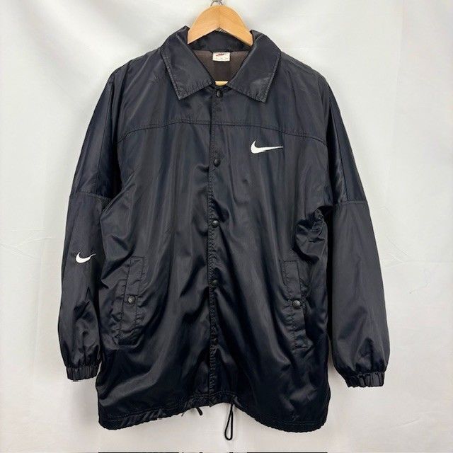 NIKE 90年代 コーチジャケット ロゴ刺繍 サイズM オーバーサイズ