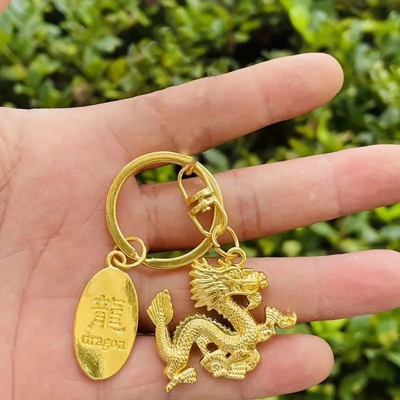 新品　ジェリーキャット　金　ドラゴン　キーホルダー　ゴールド　バッグチャーム　龍 新品 ジェリーキャット 金 ドラゴン キーホルダー ゴールド