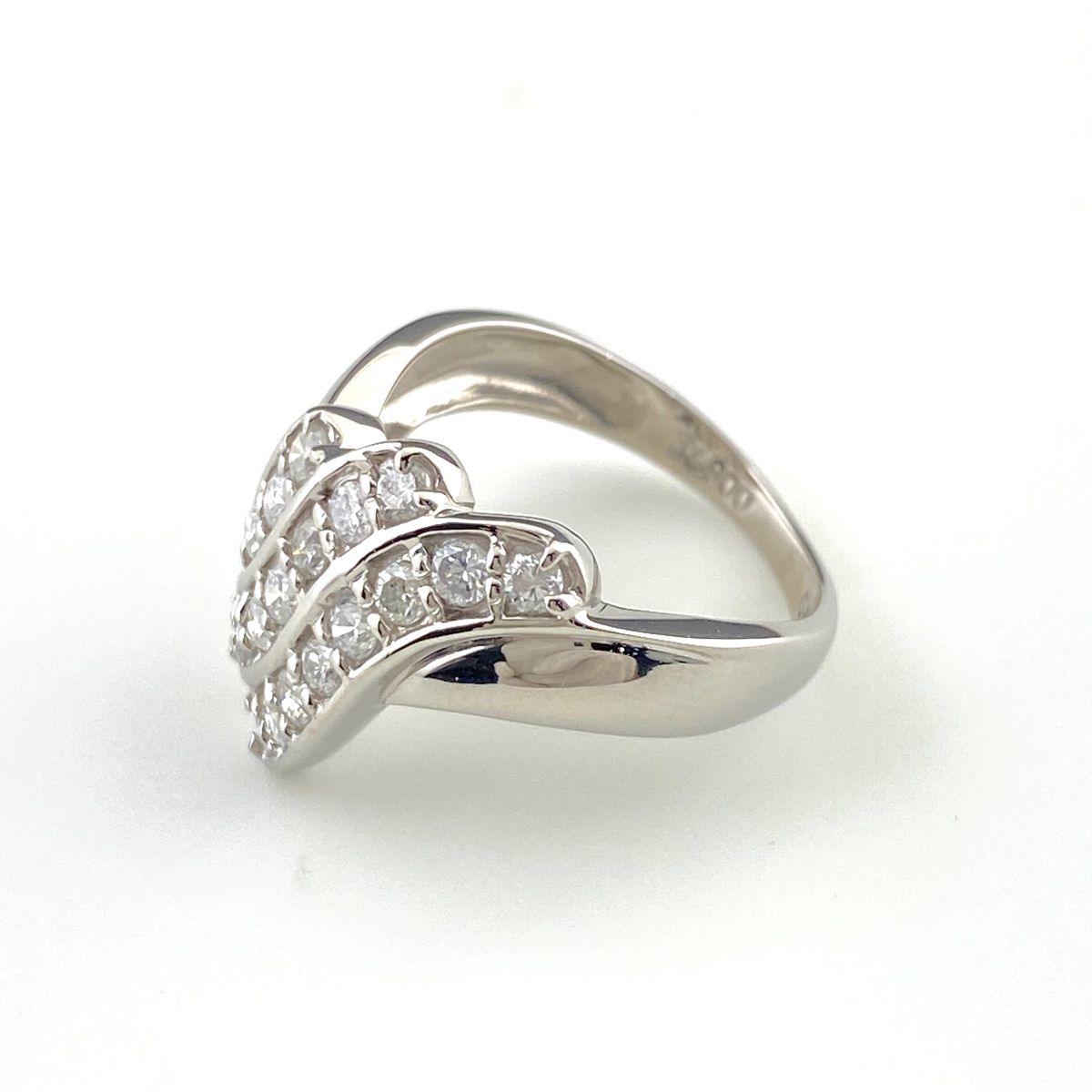 Pt900 メレーダイヤ1.00ct リング 【公式通販】