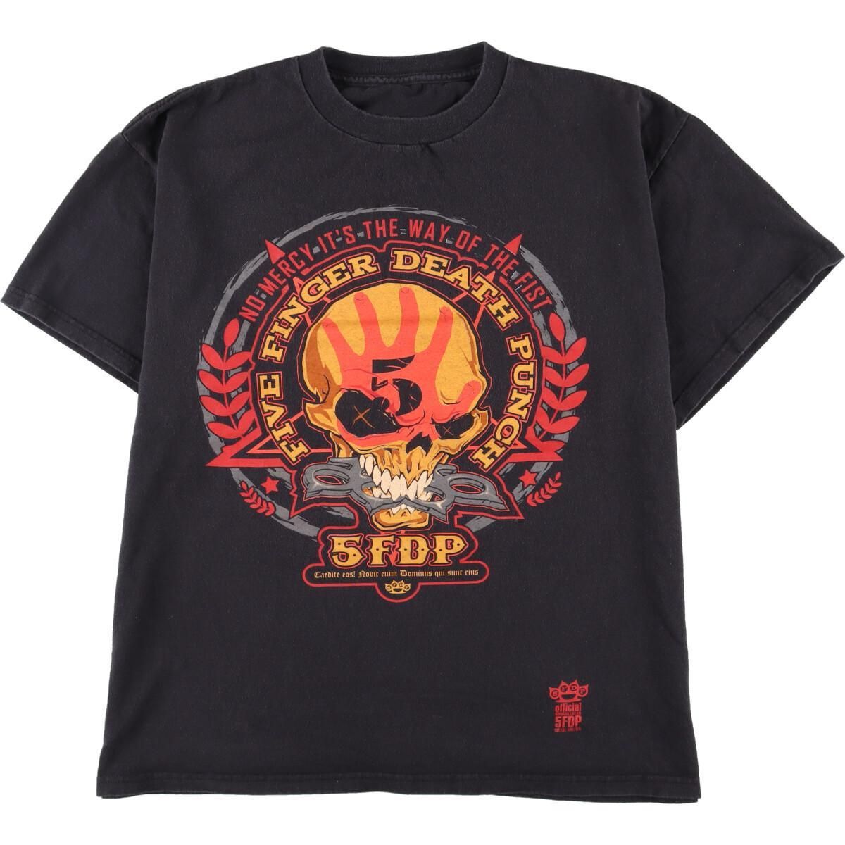 古着 5FDP ファイブフィンガーデスパンチ バンドTシャツ メンズL