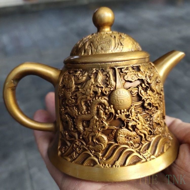 銅細工 酒壺 茶壺 装飾品 工芸品 美術品 置物 銅細工 酒壺 茶壺 装飾品 工芸品 美術品 置物(u9285u7d30u5de5