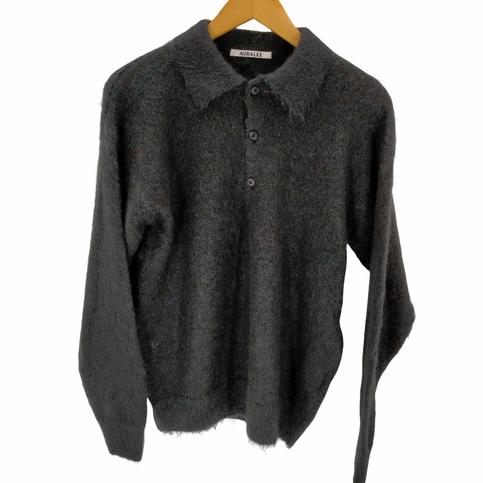 オーラリー AURALEE 23AW Brushed Super Kid Mohair Knit メンズ 3