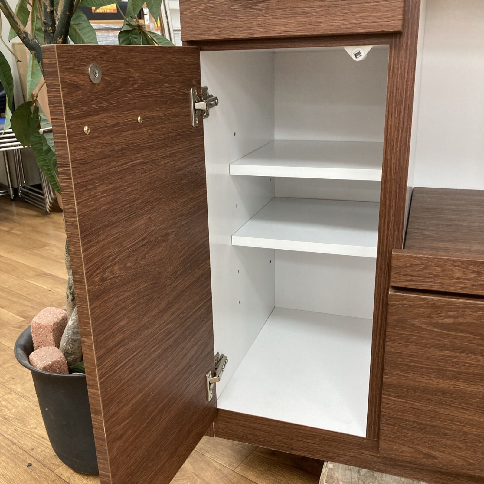 カウンター低め 幅89.5cm