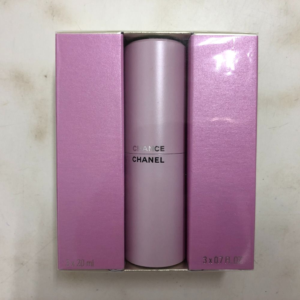 02w15381 シャネル CHANEL チャンス ツイスト＆スプレー リフィルタイプ EDT SP 20ml×3 フランス製 レディース 箱あり 香水