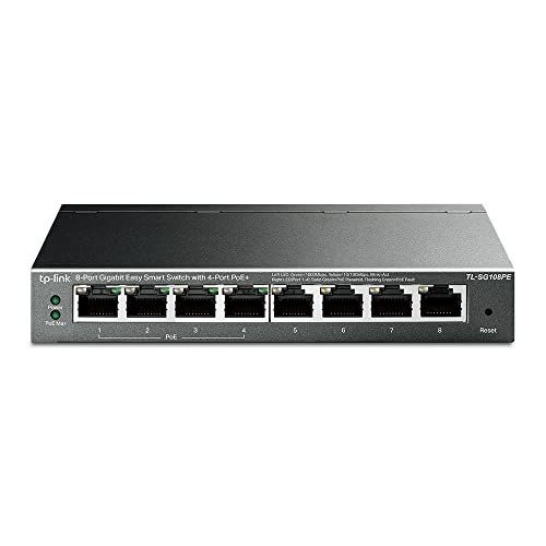 TP-Link スイッチングハブ PoE ギガ8ポート PoE オートMDI|MDI-X 5 TL-SG108PE