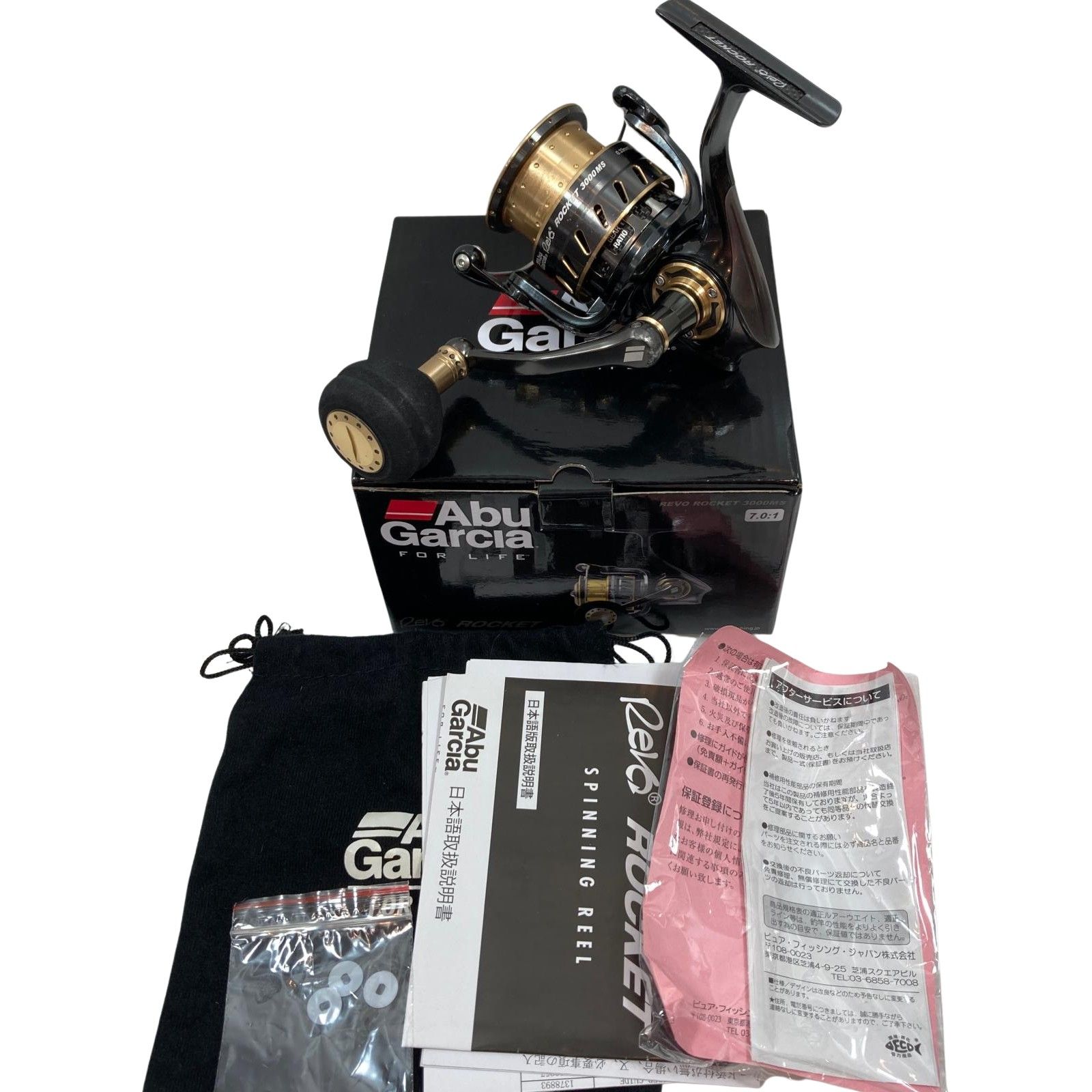 ττAbu Garcia アブガルシア スピニングリール レボロケット3000MS 