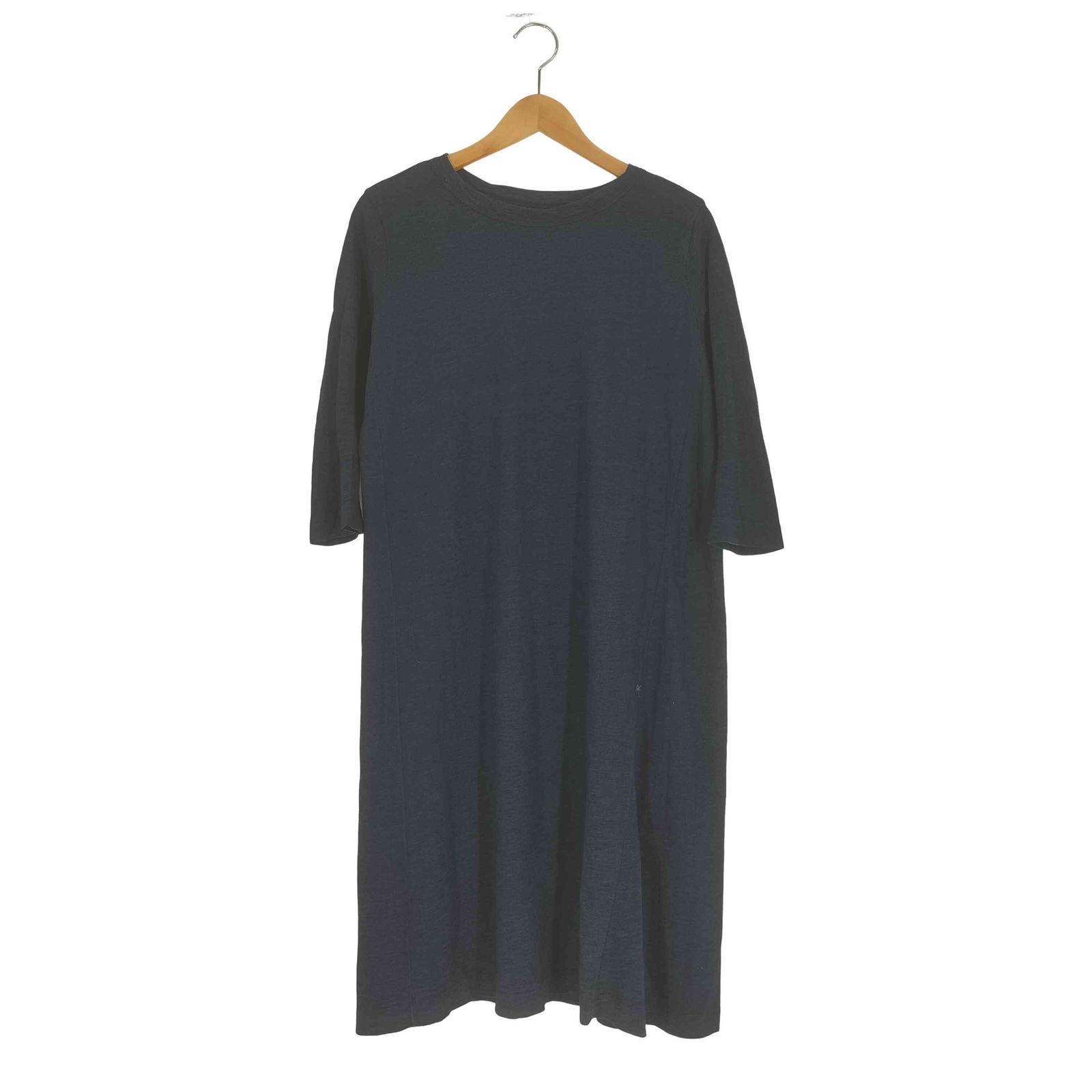 新品未使用　45R インディゴ　新作　ワンピース　完売商品 フォーティーファイブアール 45R ロゴ刺繍 インディゴ染め ボート