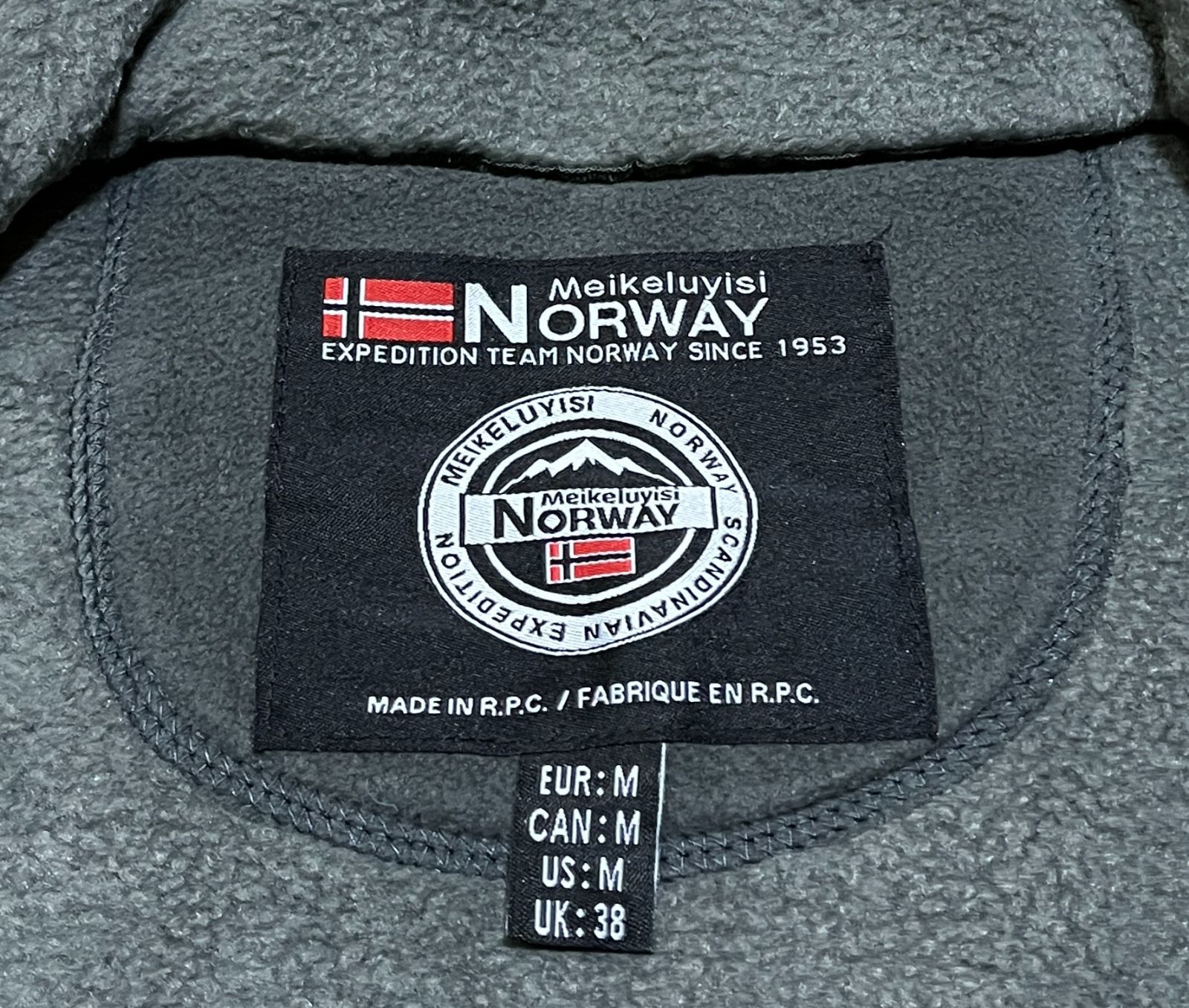 新品4023-4025 北欧Geographical Norway 寒冷地用極厚フリース 防風透 