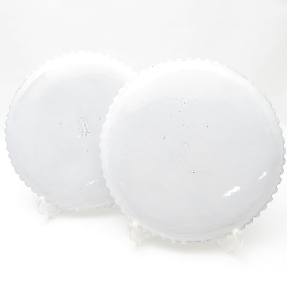 ASTIER de VILLATTE アスティエ ド ヴィラット Adelaide アデライド 中皿 2枚 ペア 22cm デザートプレート SM4633L1