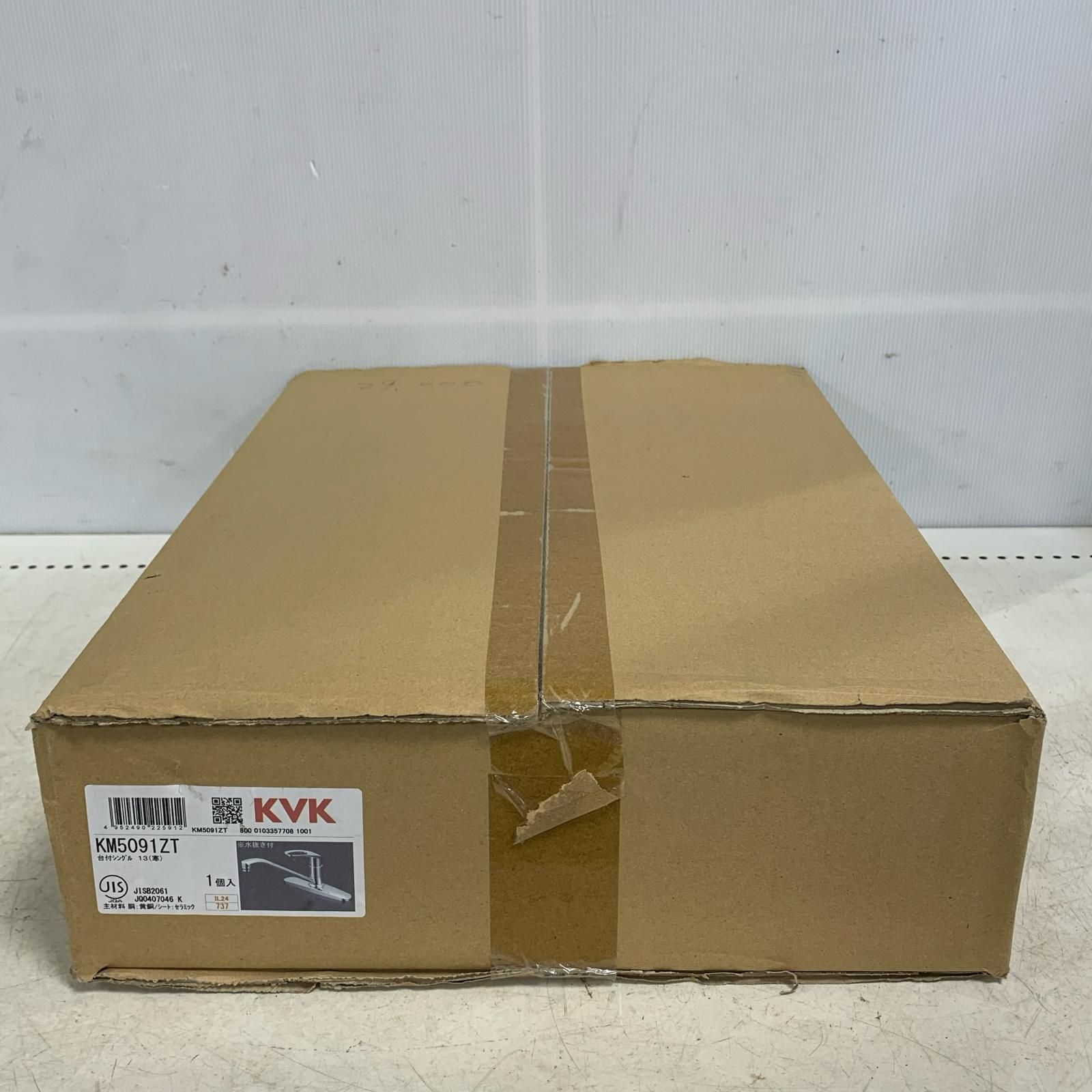 ♭♭KVK 台付シングル シングルレバー KM5091ZT