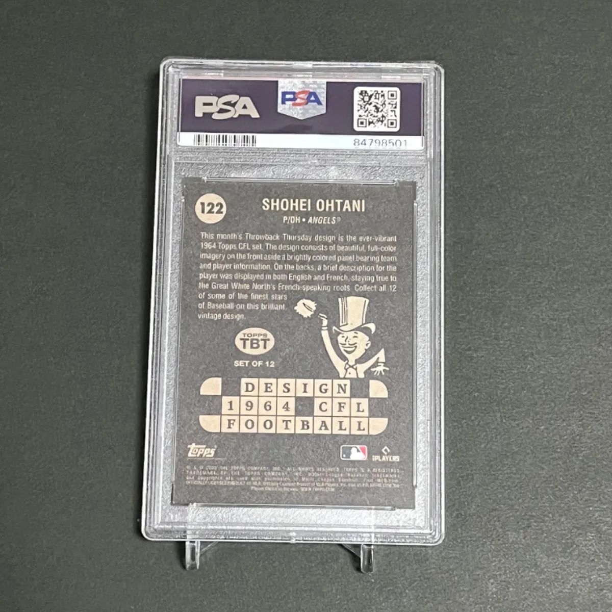 2023 SHOHEI OHTANI TBT Throwback Thursday 1964 Topps CFL
