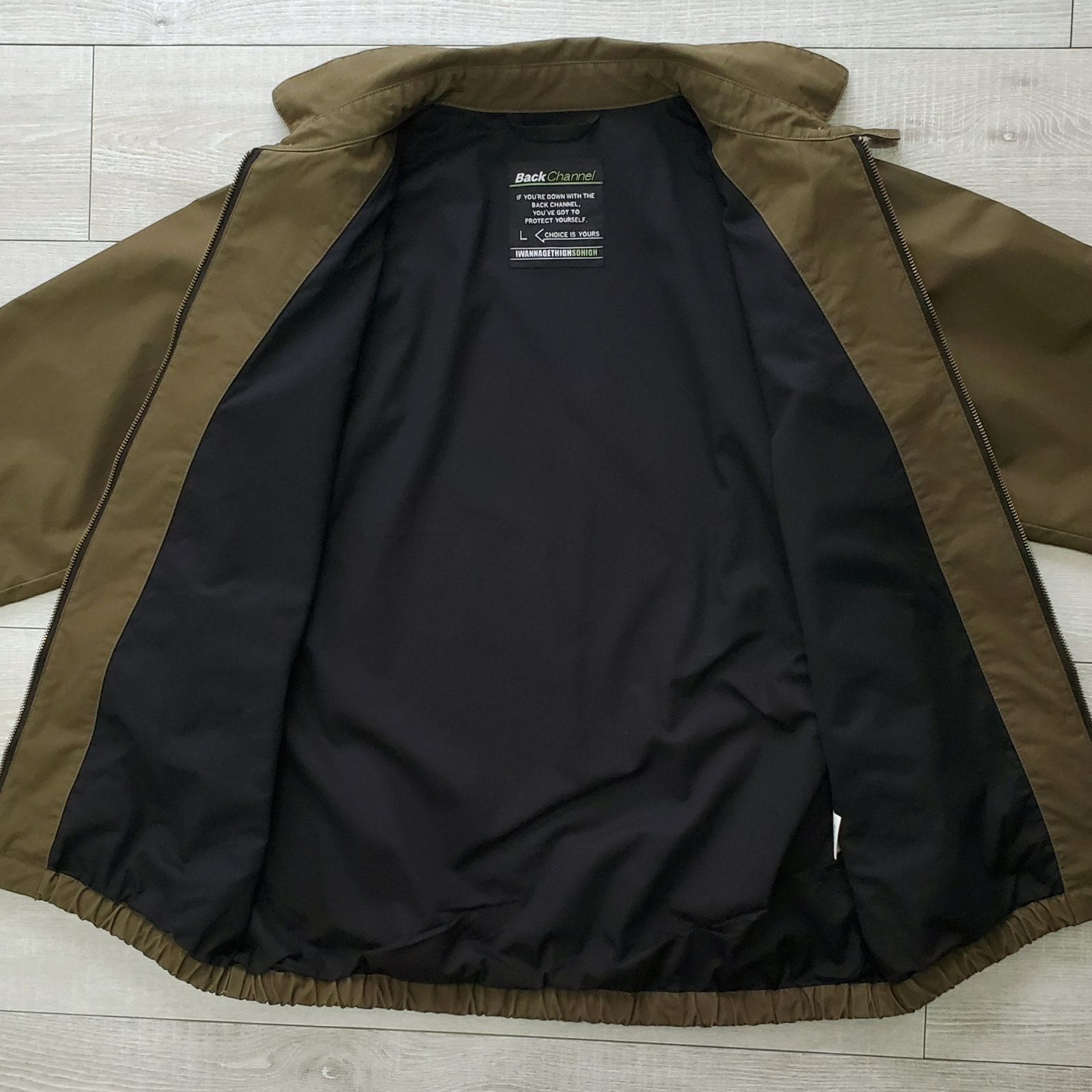 Back Channel バックチャンネル□良品 2021年 日本製 OILED COTTON 