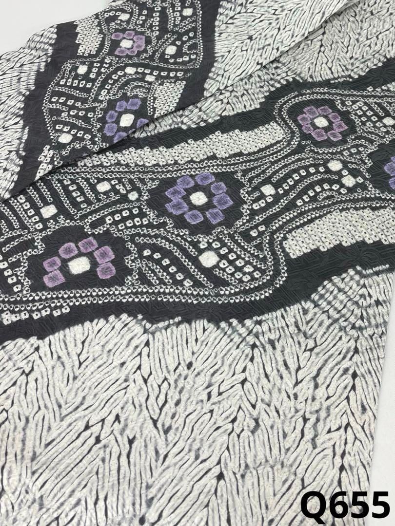 藤娘きぬたや 絞り染 染帯 九寸名古屋帯 正絹