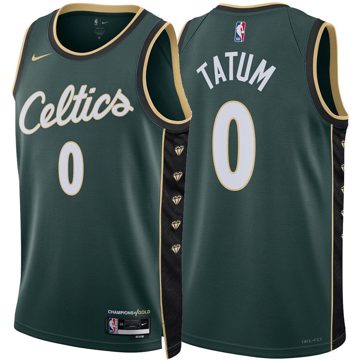 【NBA】NIKE Tatum セルティックス Celticsナイキユニフォーム Unisex Nike Jayson Tatum White Boston Celtics Swingman