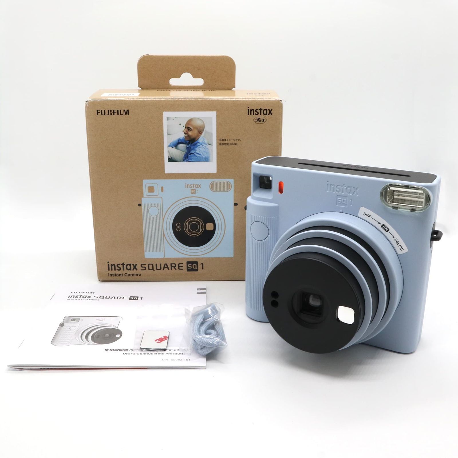 新品級》 チェキ instax SQUARE SQ 1 グレイシャーブルー FUJIFILM  