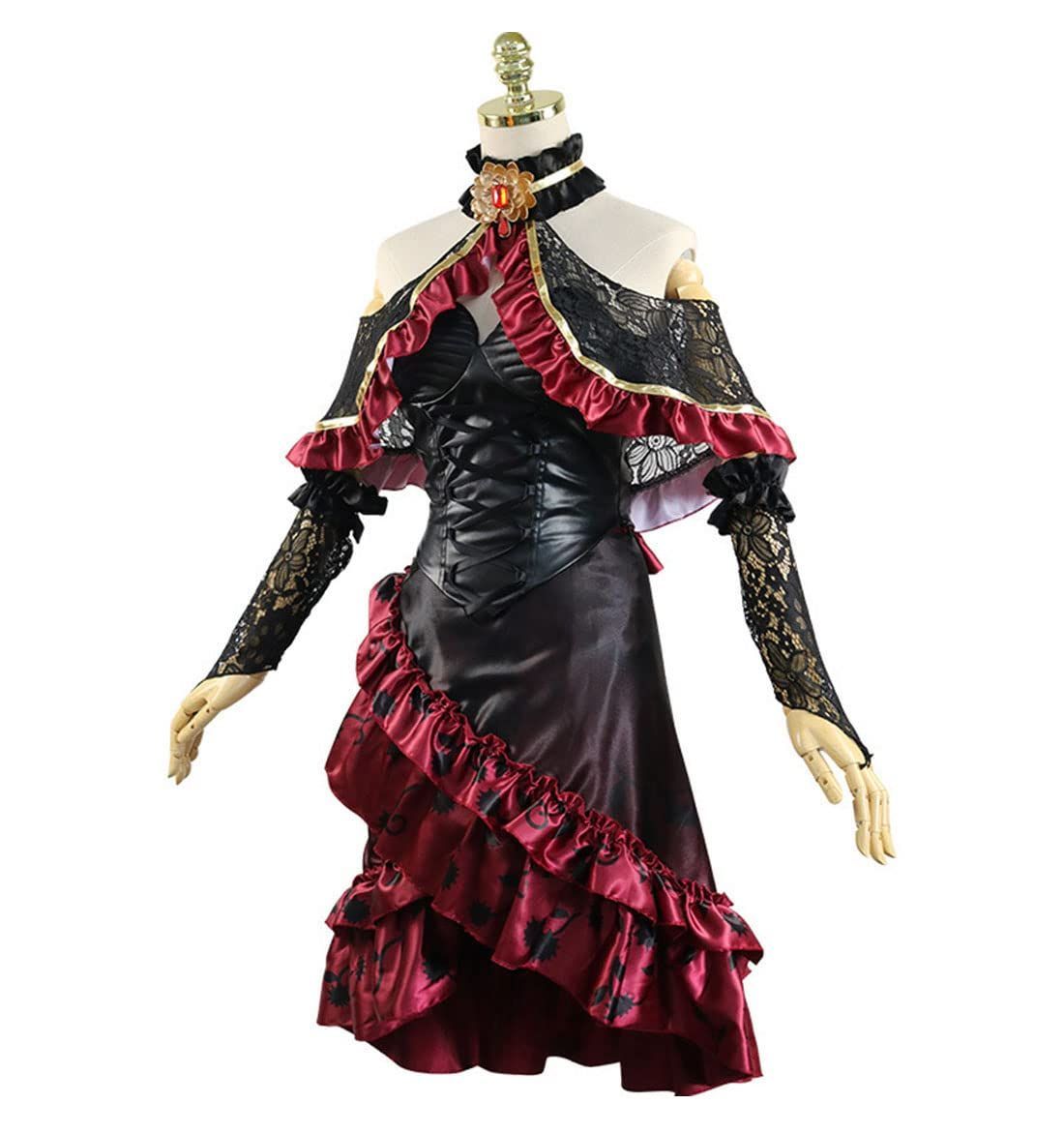 NOQINHOO 第五人格 医師 浴火 花 庭師 ロリータメイド服 制服セット コスプレ衣装 Cosplay コスチューム 仮装 学園祭 舞台装 ステージ服 ハロウィン