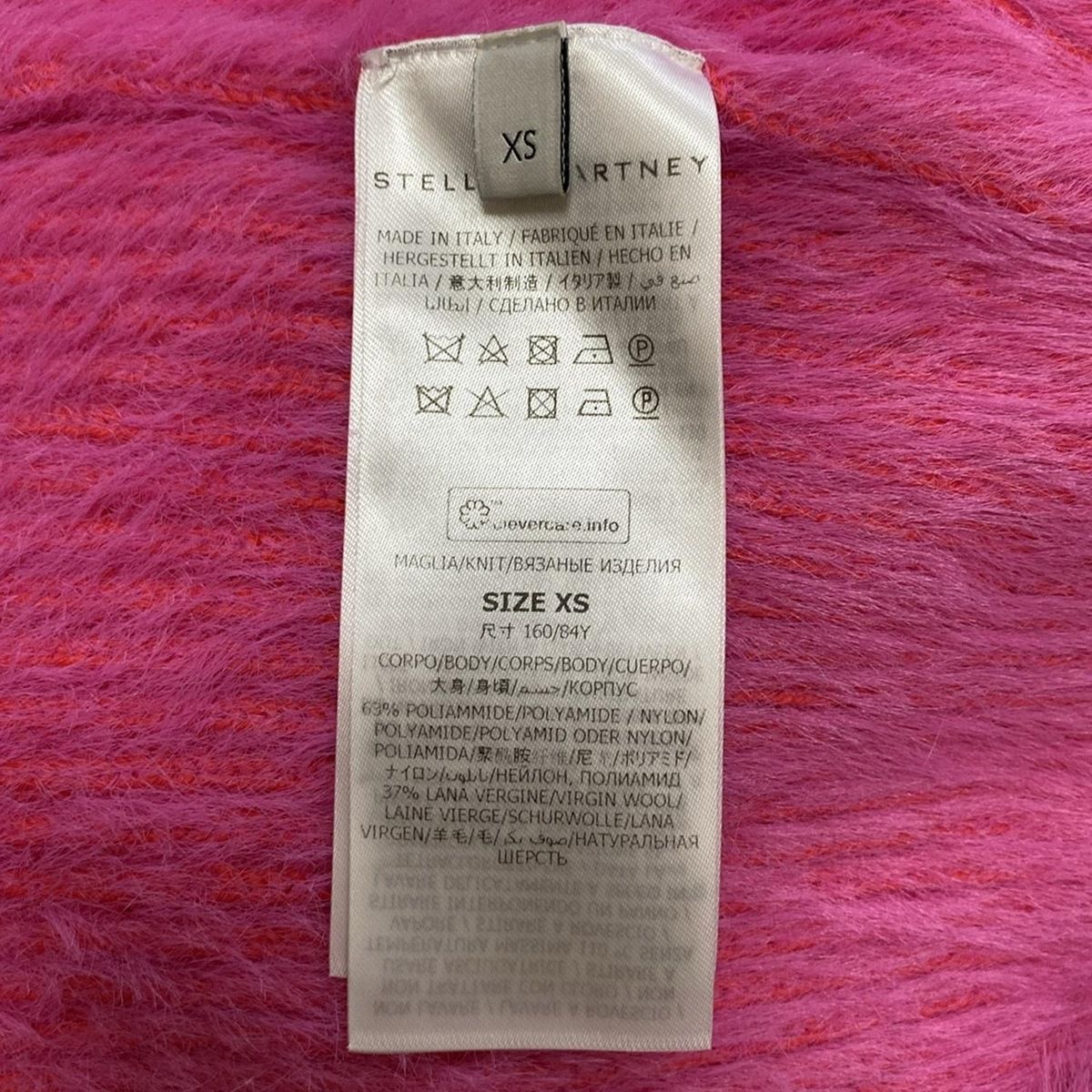 ピンク クルーネック