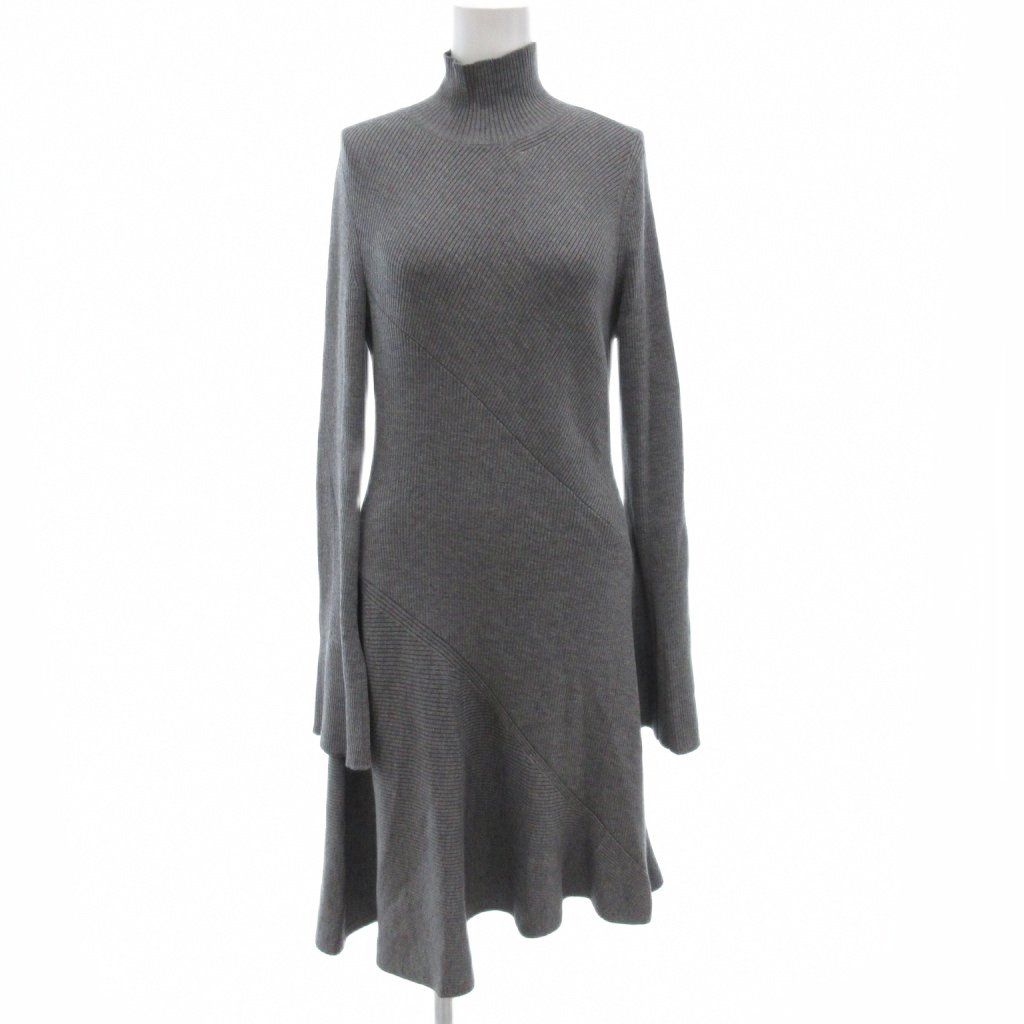 アディアム ADEAM 美品 ニット ワンピース ロング カシミヤ混 シルク混