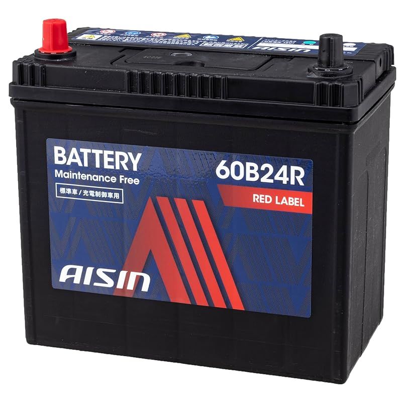 AISIN 60B24R レッドラベル 車用バッテリー アイシン(AISIN) 車用 バッテリー 60B24R (55B24R 46B24R) 標準