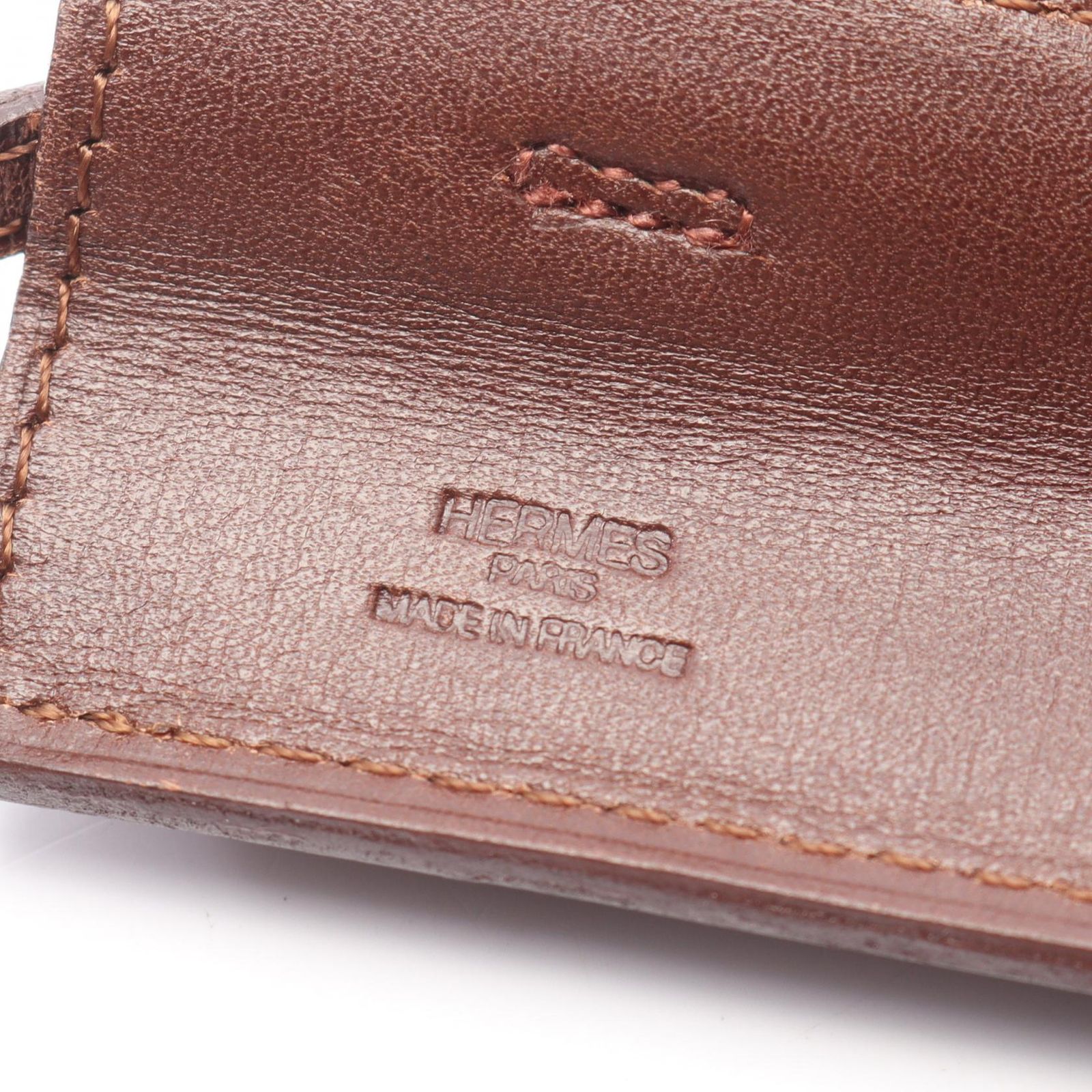 エルメス HERMES ショルダーバッグ オニメトゥ ブラウン系 カーフ