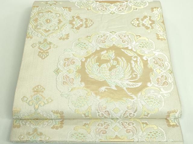 平和屋着物■極上　創業280年　誉田屋源兵衛　六通柄　本袋帯　鳳凰花文　金銀糸　逸品　DZAA9286kh5 平和屋着物□極上 創業280年 誉田屋源兵衛 六通柄 本袋帯 鳳凰花文 金