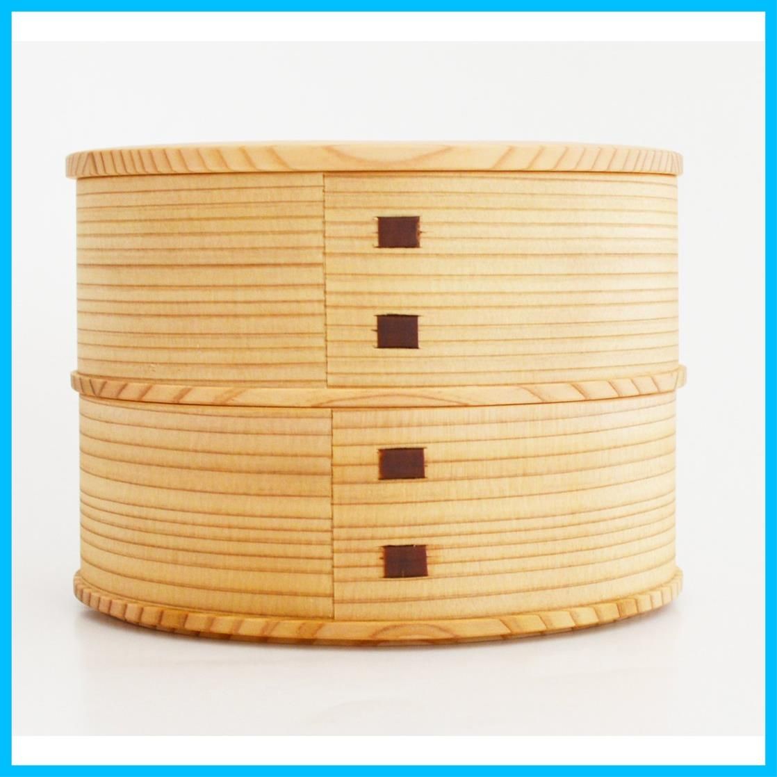 新着商品 スリム 弁当箱 まげわっぱ 弁当 ひな 曲げわっぱ 2340 秋田杉 大館工芸社