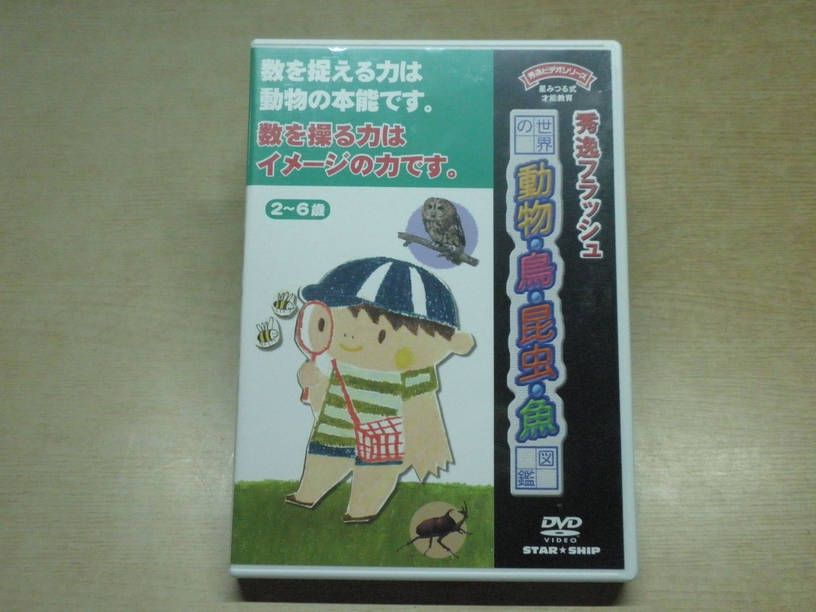星みつる式才能教育 秀逸フラッシュ 世界の動物・鳥・昆虫・魚 しぶ