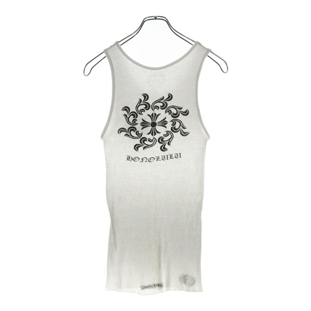 クロムハーツ CHROME HEARTS バックホースシュープリントタンクトップ CHROME HEARTS クロムハーツ バックホースシュープリント タンク