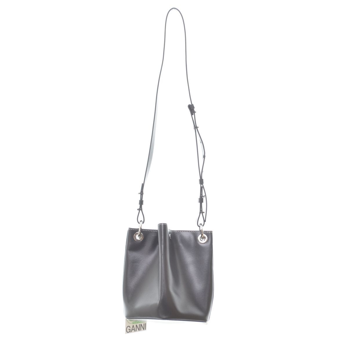 GANNI / ガニー】 22AW 22092380005430 2WAY Diamond Small Bucket Bag 