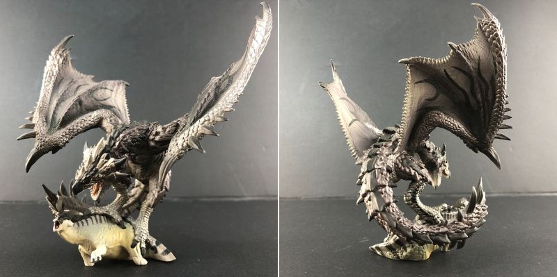 リオレウス希少種　銀火竜　カプコンフィギュアビルダー クリエイターズモデル : カプコンフィギュアビルダー クリエイターズモデル 銀火