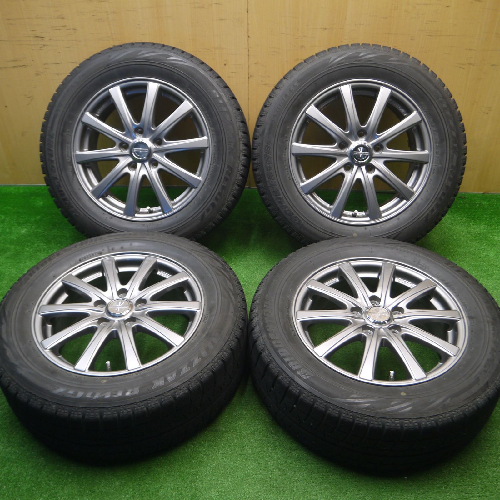 BS BLIZZAK REVO GZ 215/60R16】スタッドレス【MiLLOUS RE 16