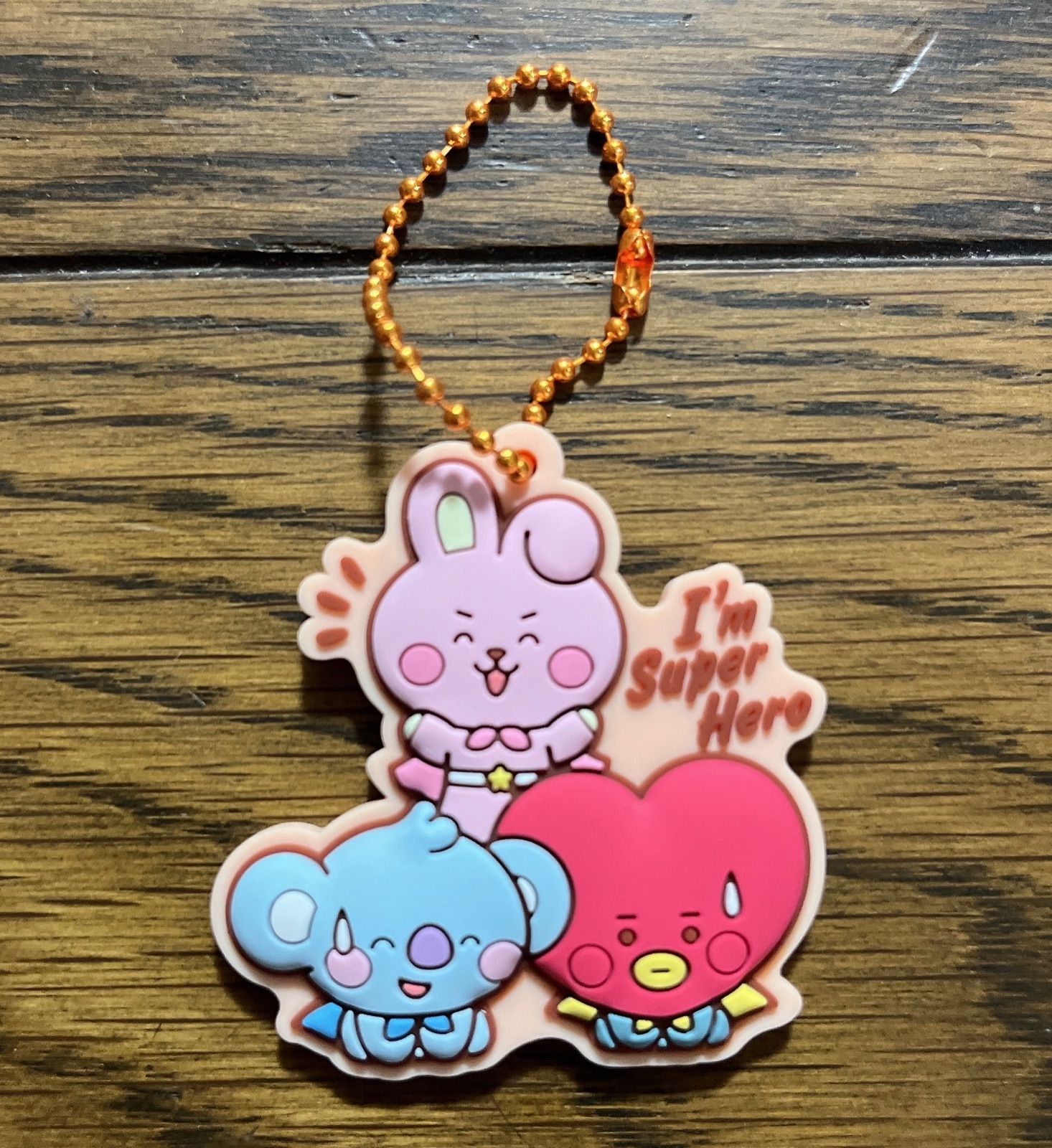 BT21 ラバーマスコット キーホルダー TATA KOYA タタ コヤ - アイドル