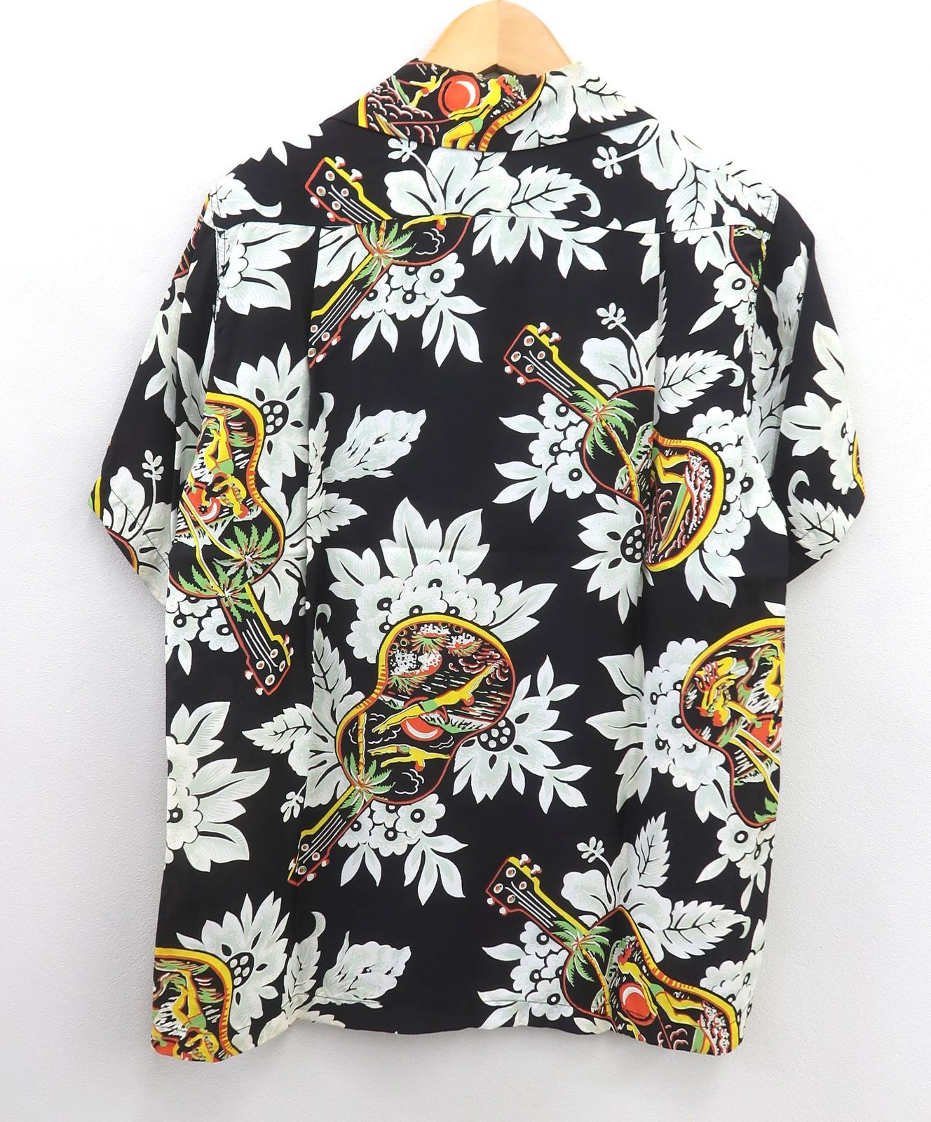 SUN SURF サンサーフ SS36425 UKULELE MELODY アロハシャツ XS