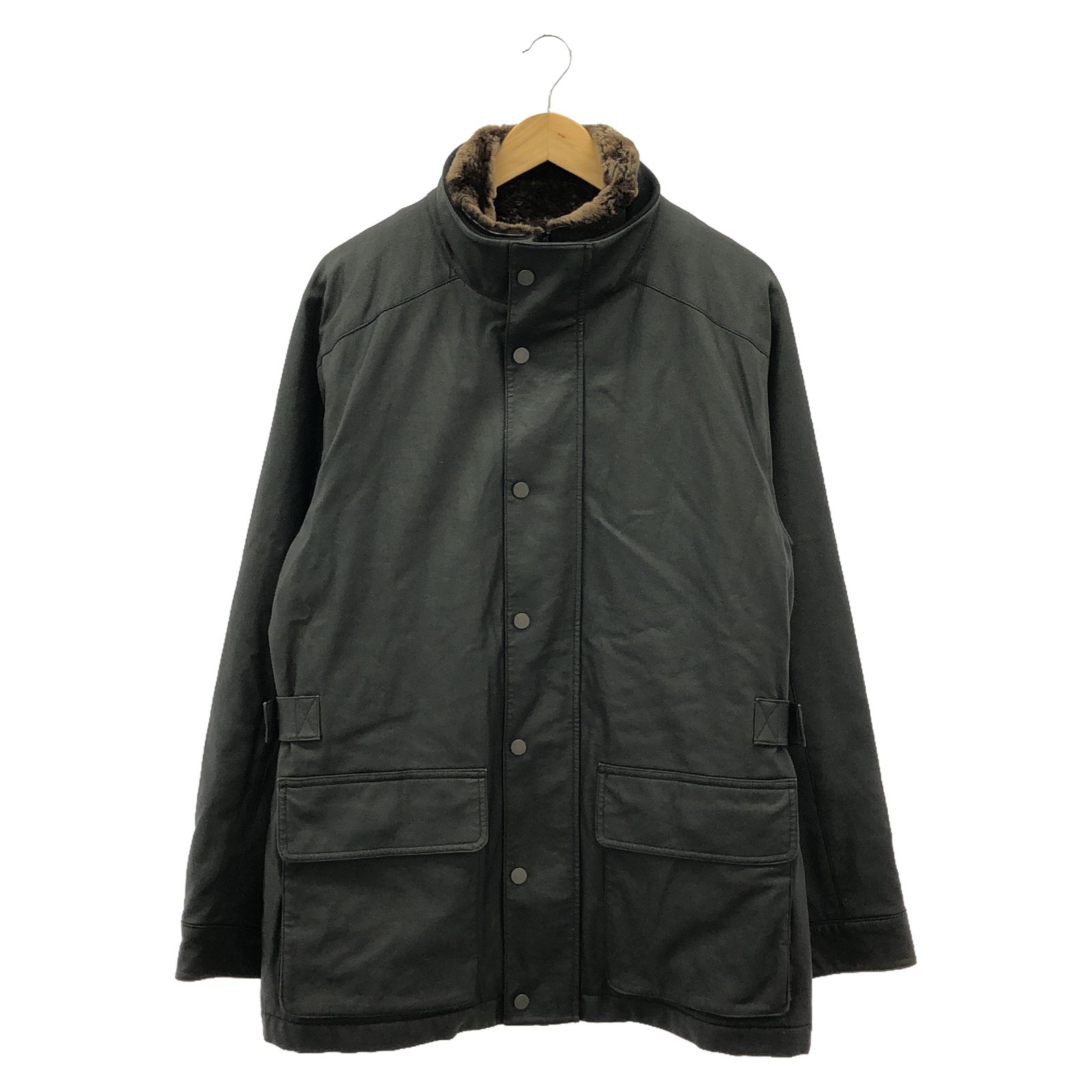 アルマーニコレッツォーニ ARMANI COLLEZIONI その他コート コート ブラック ビニール コート メンズ Used B