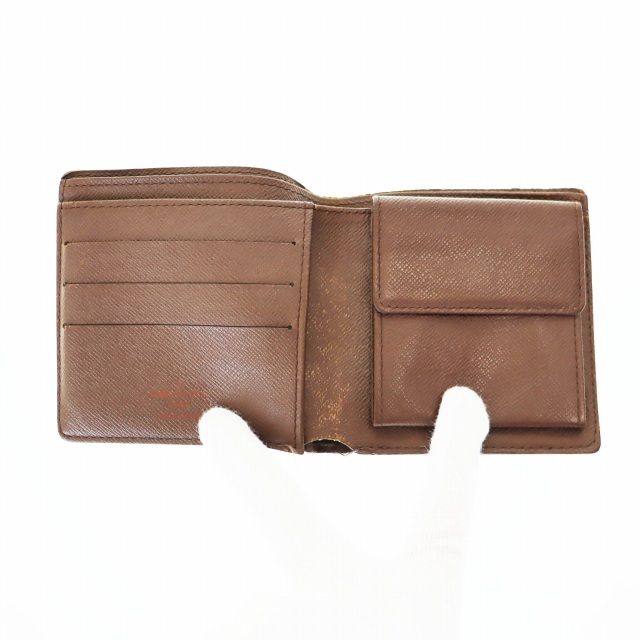 ルイヴィトン LOUIS VUITTON ダミエ ポルトフォイユ マルコ 二