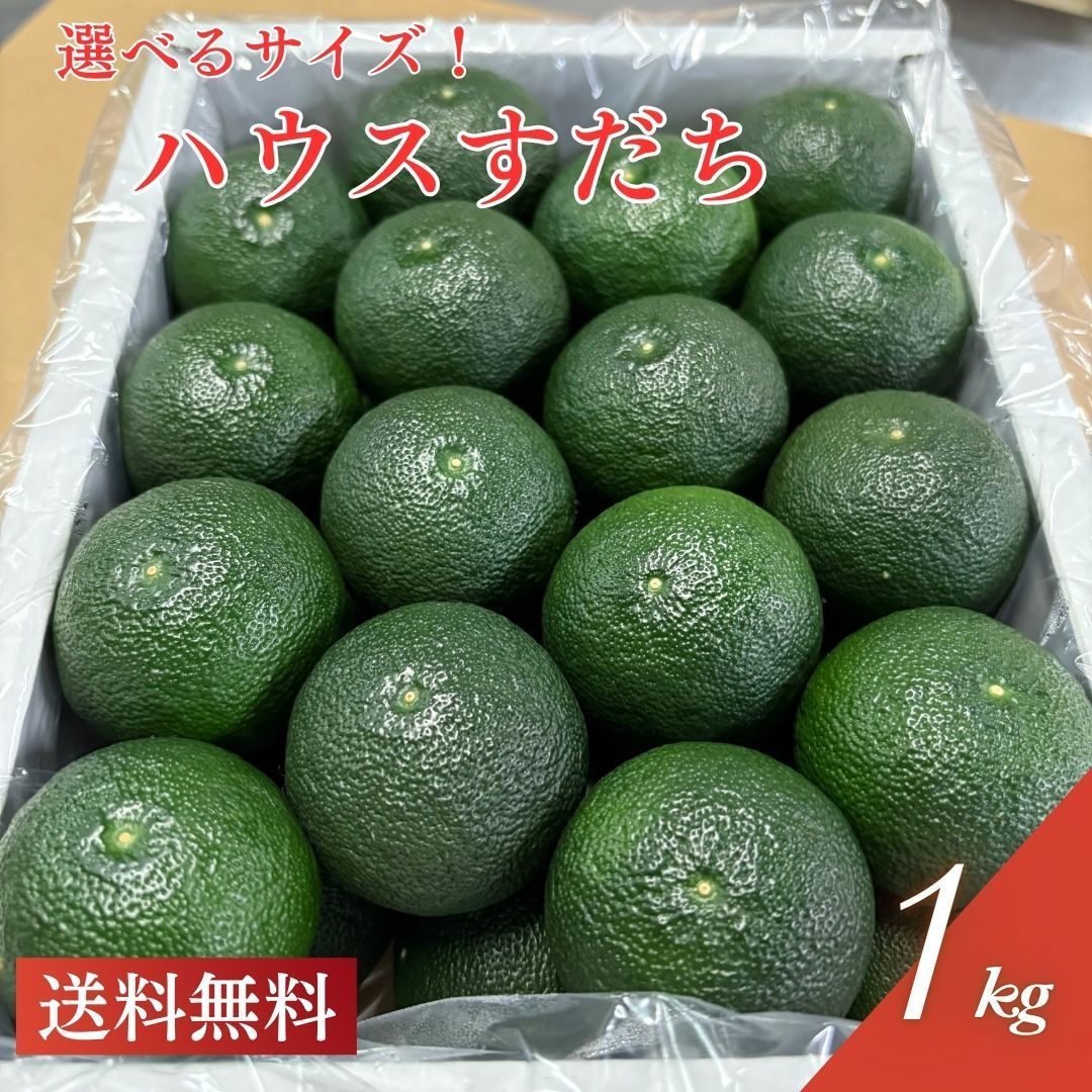 送料無料】徳島県産 ハウスすだち 秀品 約1kg（3L・4Lサイズ