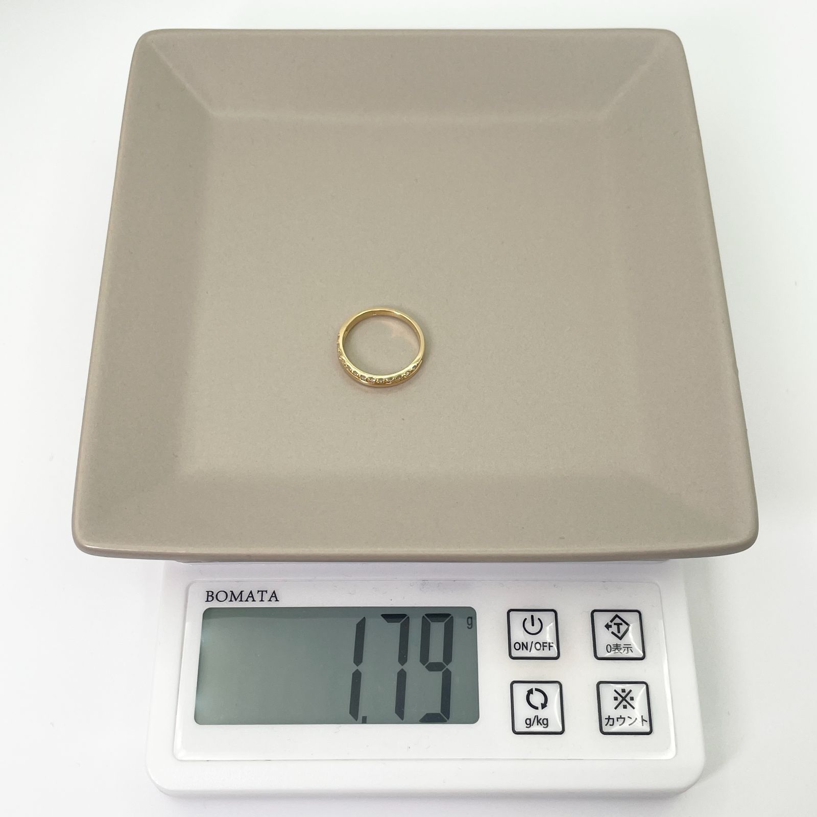 ヴァンドーム青山 K18 ハーフエタニティ リング/24-4879S - メルカリ 