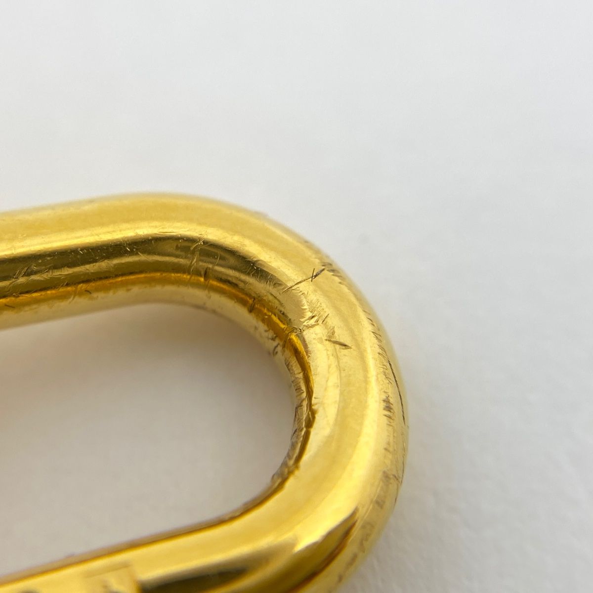 美品 エルメス カバ ヒポポタマス カデナ チャーム ゴールド 2005年