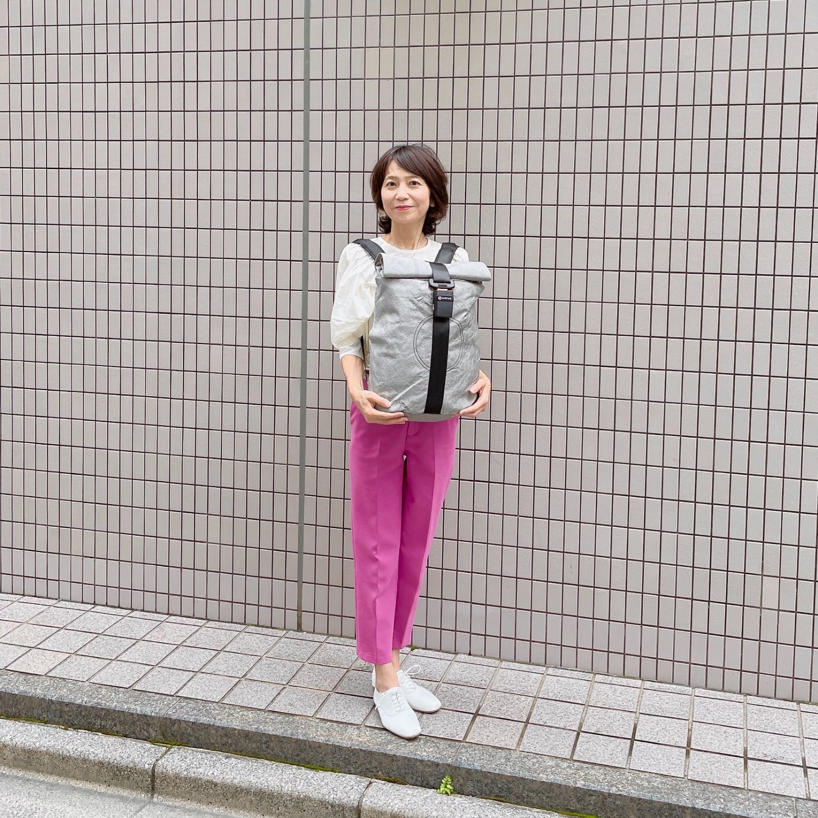 AIRPAQ ロールトップバックパック グレー AIRPAQ グレー ロールトップ