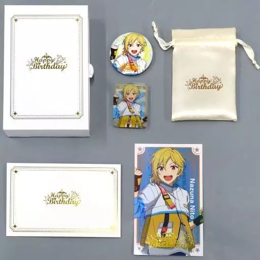 【未使用品】仁兎なずなグッズセット ※2枚目オマケ 中古】雑貨 仁兎なずな バースデーセット ver.2 「あんさんぶる