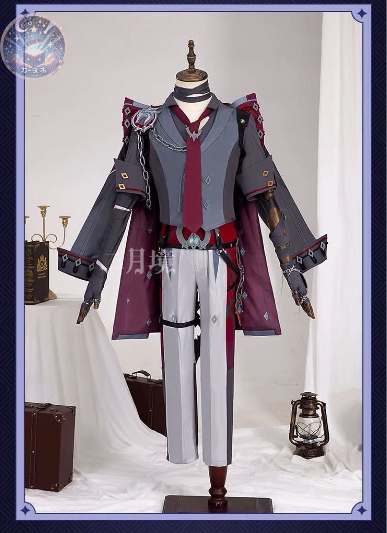 原神 リオセスリ コスプレ衣装 ウィッグ 靴追加可 コスチューム ハロウィン仮装 イベント衣装 コスプレセット 高品質コスプレ 再現度高め
