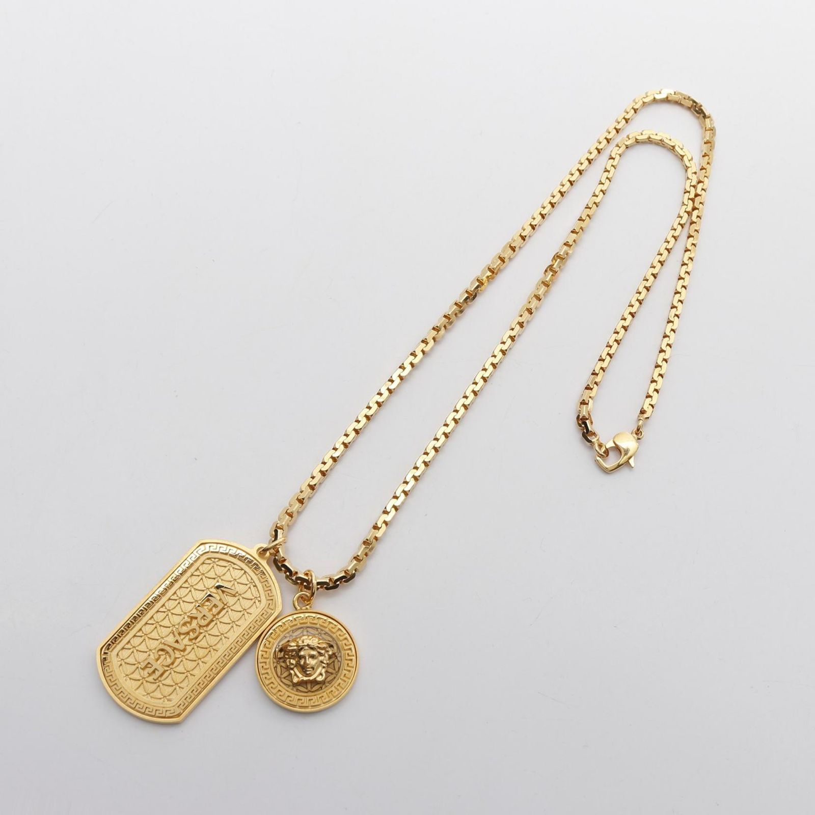ヴェルサーチ VERSACE ネックレス メデューサ プレート DG14698 DJMS 